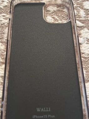 Wallis Black iPhone 15 Plus Protective Case